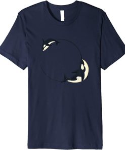 Cute Orca Design Funny Sea Animal Whale Orcas Men Women Premium T-Shirt