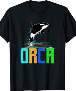 Vintage Orca Graphic Gift for Whale Lover T-Shirt