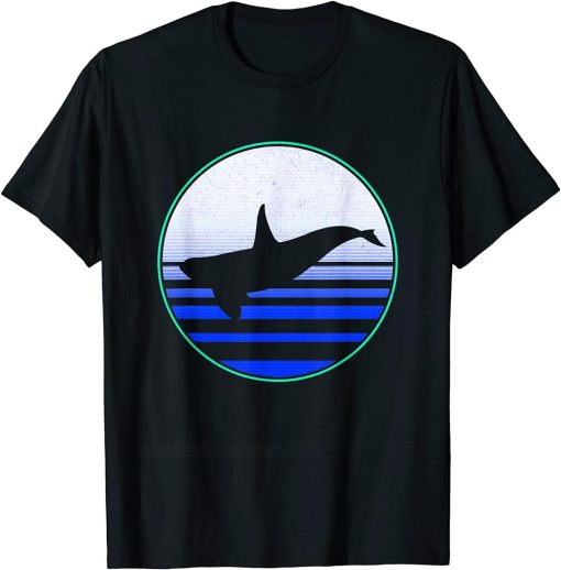 Killer Whale Orca Sea Ocean Retro Vintage T-Shirt