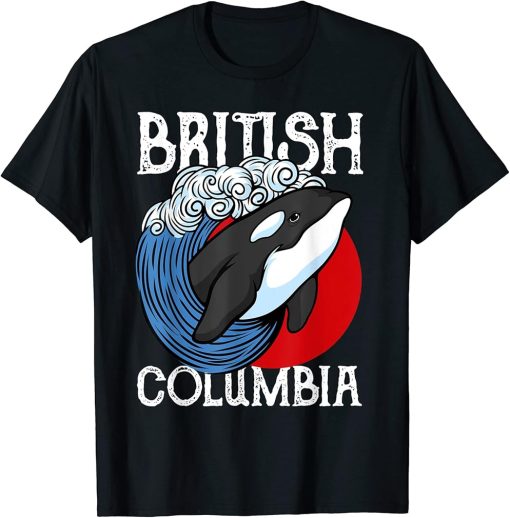 Vancouver British Columbia Orca Whale Lover T-Shirt